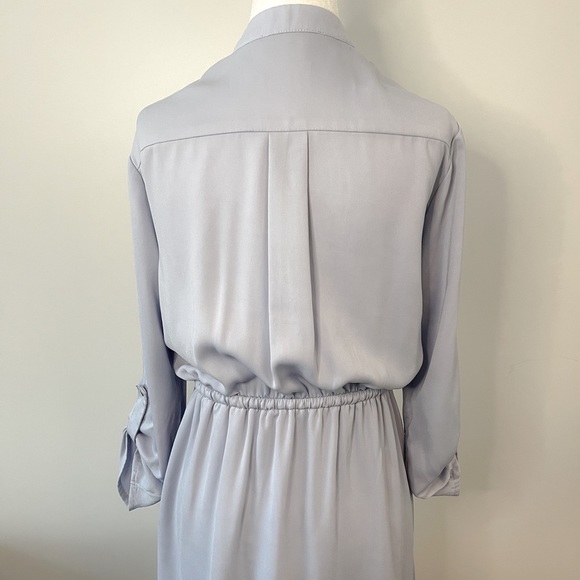 Dynamite Light Violet Drawstring Waist Shirt Dress Size Small - Picture 8 of 11